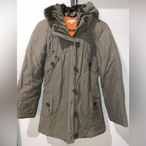 Olive Green Parka Jacket